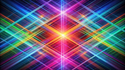 Fototapeta premium Abstract digital background featuring colorful intersecting lines, modern, abstract, background, lines, geometric