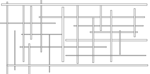 Abstract stroke box wallpaper windows vector format fresh white vector abstract background. Bright gray chaotic square lines on white background illustration. Seamless pattern decorated.