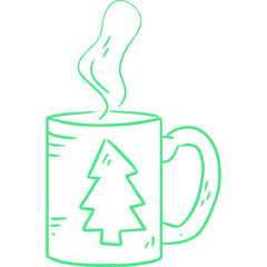  Christmas, New Year Vector Icon element, Isolated white background