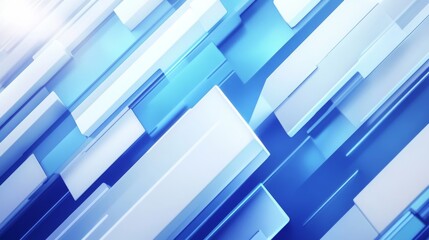 Obraz premium abstract background with Blue arrows moving forward in a white and blue color theme symbolize progress and direction.