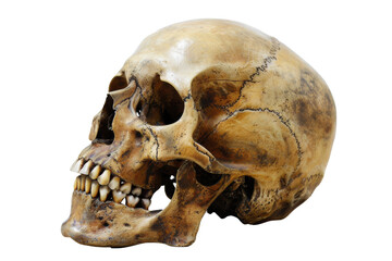 Transparent Human Skull with Teeth - A Detailed Look into Mortality and Anatomy