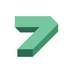 Monogram 7. Number 7. Number 7 design logo. Monogram letter mark 7 logo design. Monogram design vector logo. Monogram number 7 logo design. Simple number 7 monogram. Monogram 7 design logo.