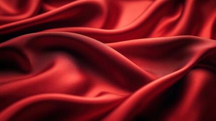 Obraz premium A deep red background with a velvety texture =