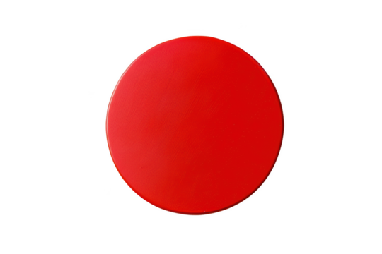Transparent Red Circle on a Black Background
