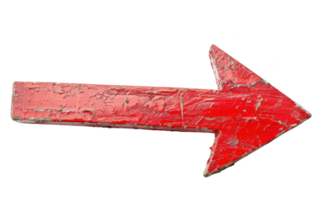 Transparent Red Arrow: A Symbol of Direction, Guidance, and Progression