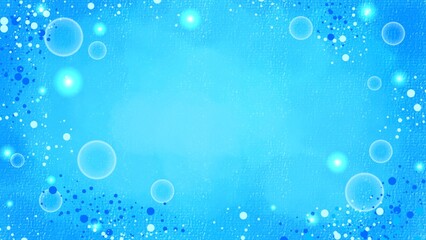 aesthetic blue background wallpaper illustration 