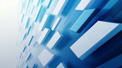 abstract background with Blue arrows moving forward in a white and blue color theme symbolize progress and direction.