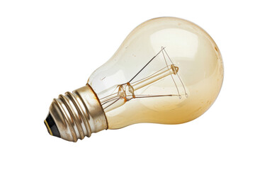 Transparent Light Bulb - A Symbol of Innovation, Knowledge, and the Future