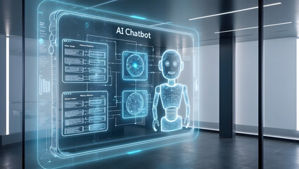 AI Chatbot Blueprint - A Digital Architecture Design for an Artificial Intelligence System in a Futuristic Setting