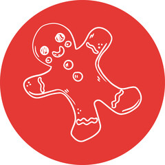  Christmas, New Year Vector Icon element, Isolated white background