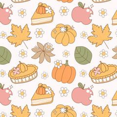 Autumn Seamless Pattern