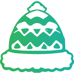 Christmas, New Year Vector Icon element, Isolated white background