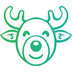 Christmas, New Year Vector Icon element, Isolated white background