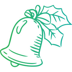 Christmas, New Year Vector Icon element, Isolated white background