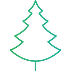 Christmas, New Year Vector Icon element, Isolated white background