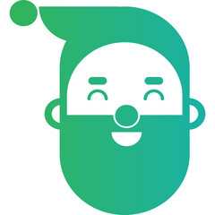 Christmas, New Year Vector Icon element, Isolated white background