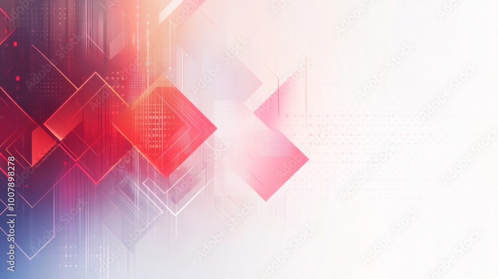Poster red arrows moving forward in a vector illustration with a white and red color theme symbolize progre