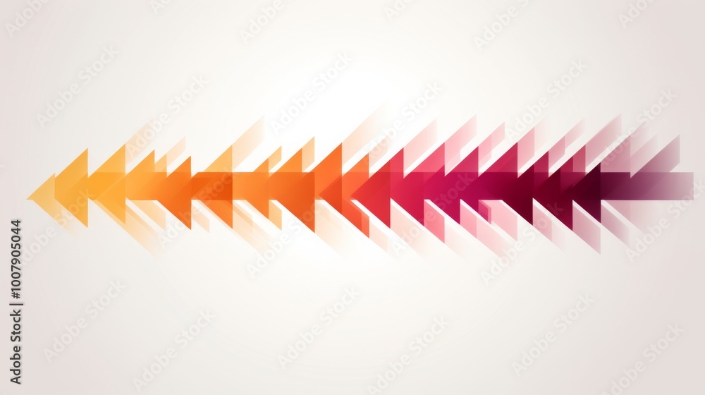 Aufkleber wine-colored arrows moving forward in a vector illustration with a white and wine color theme symbol