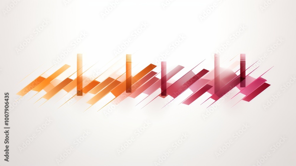 Aufkleber wine-colored arrows moving forward in a vector illustration with a white and wine color theme symbol