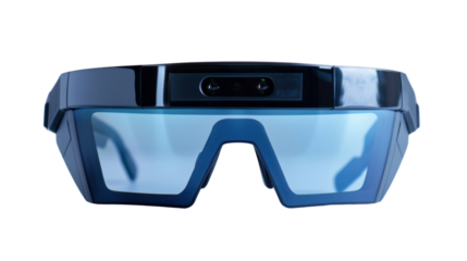 Virtual reality VR headset on white background