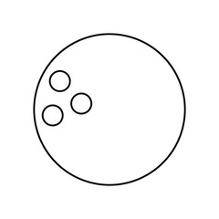 bowling ball icon