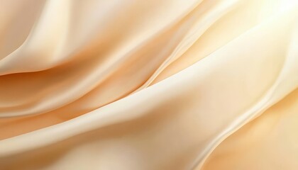 Obraz premium Abstract Draped Peach-Colored Fabric