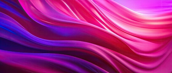 Abstract Pink and Blue Swirling Pattern