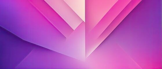 Fototapeta premium Abstract Geometric Shapes in Vibrant Pink and Purple