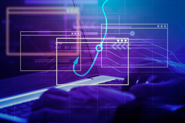 cyber crime phishing mail , security awareness to protect important data hacking