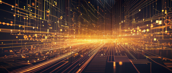 Digital backdround ideal for technological operations, neural networks, AI, data transmission