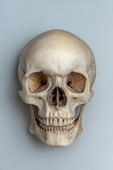 Fototapeta premium Human Skull Wall Decoration