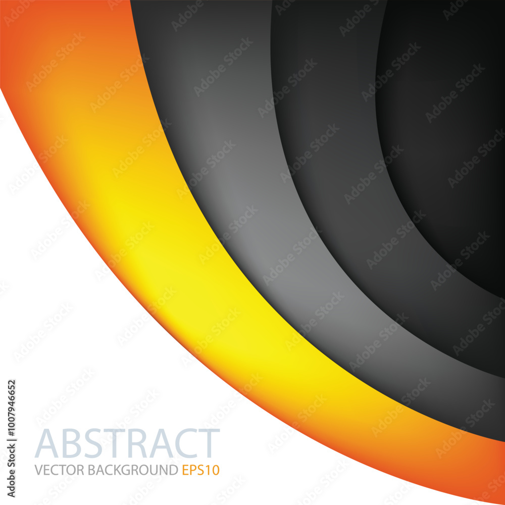 Poster graphic vector curve line overlap background for text and message design