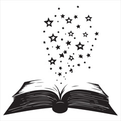 Books Icons - Vector Line. Editable Stroke illustration