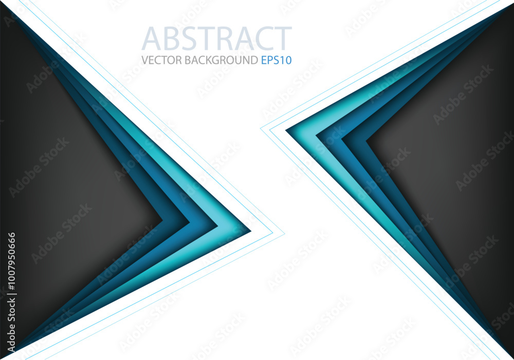 Poster graphic geometric triangle overlap vector layer background for text and message design