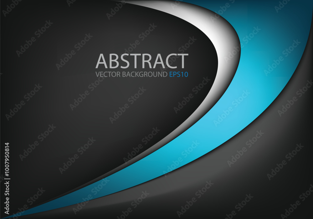 Poster graphic vector curve line overlap background for text and message design