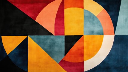 Colorful Geometric Patterns in Modern Art