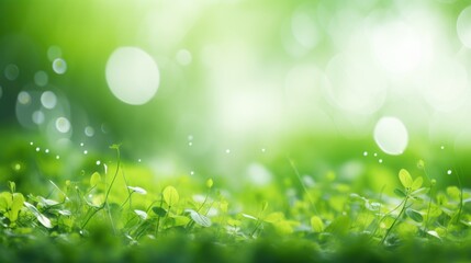 Obraz premium Green leaves in sunlight