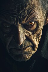 A Chilling Image of an Old Man