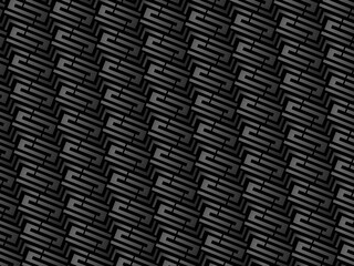 Black metal texture steel background. Perforated metal sheet.