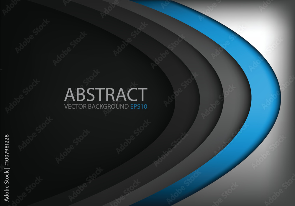 Poster graphic vector curve line overlap background for text and message design
