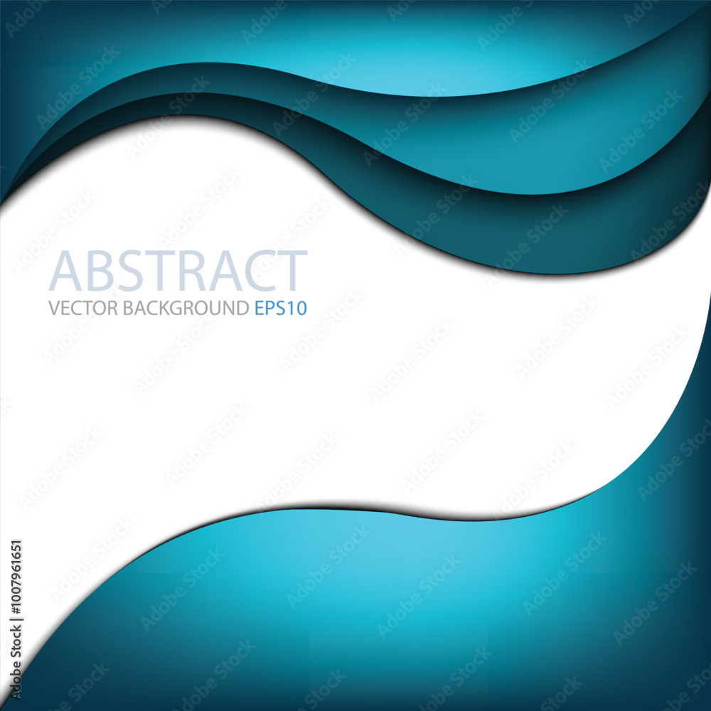 Poster graphic vector curve line overlap background for text and message design