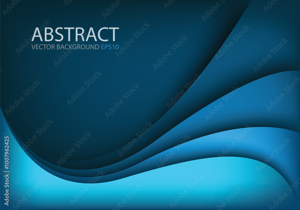 Poster graphic vector curve line overlap background for text and message design