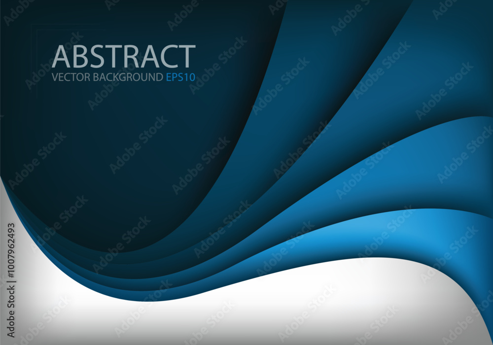 Poster graphic vector curve line overlap background for text and message design