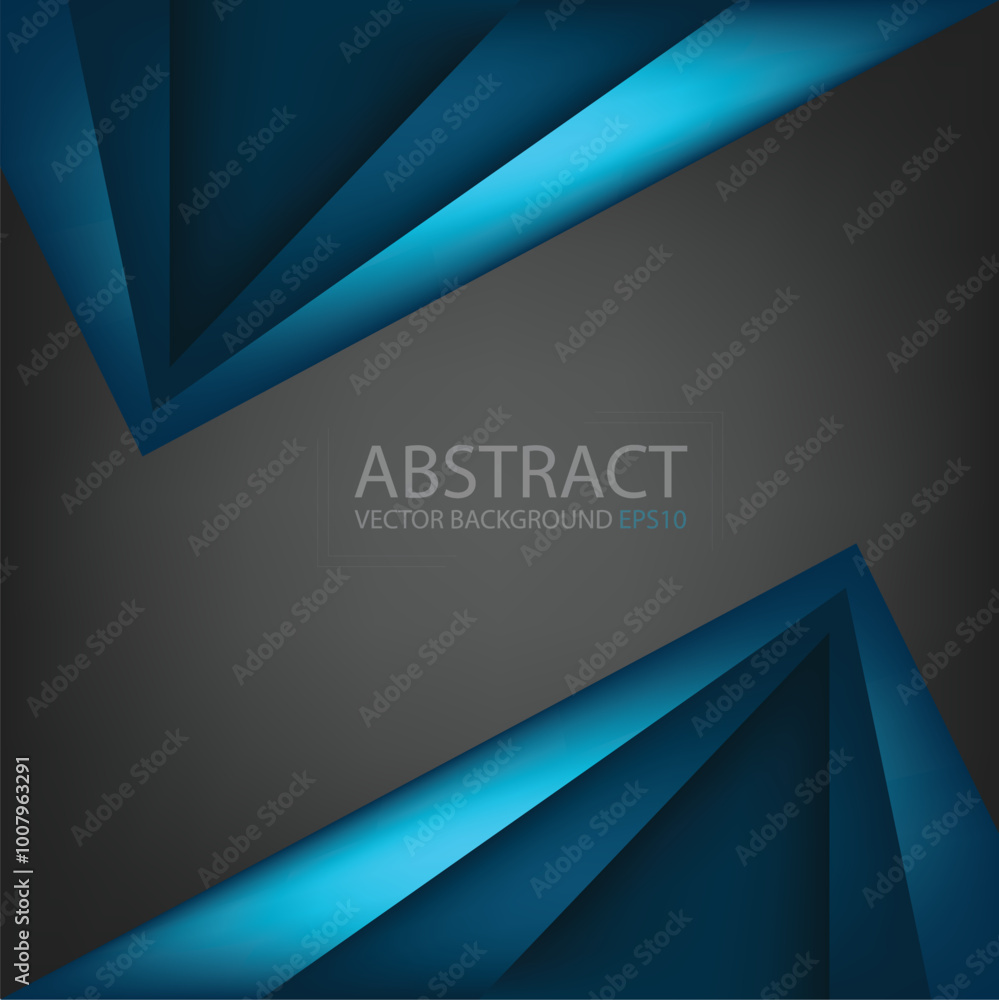 Poster graphic geometric triangle overlap vector layer background for text and message design