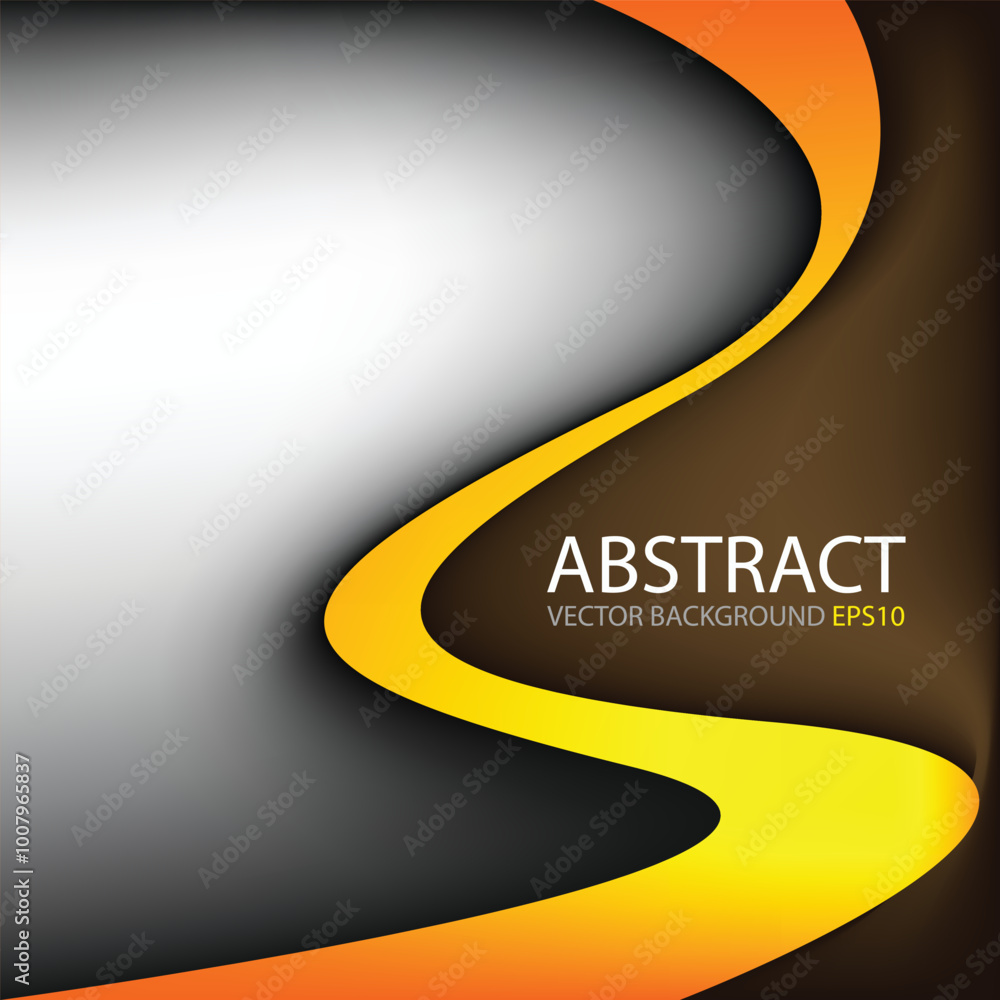 Poster graphic vector curve line overlap background for text and message design