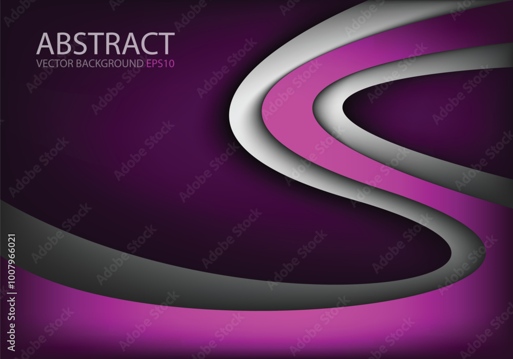 Poster graphic vector curve line overlap background for text and message design