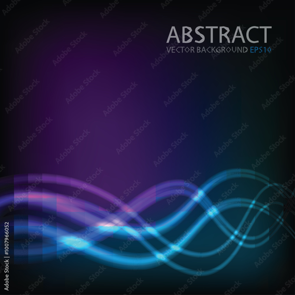 Poster graphic vector curve line overlap background for text and message design