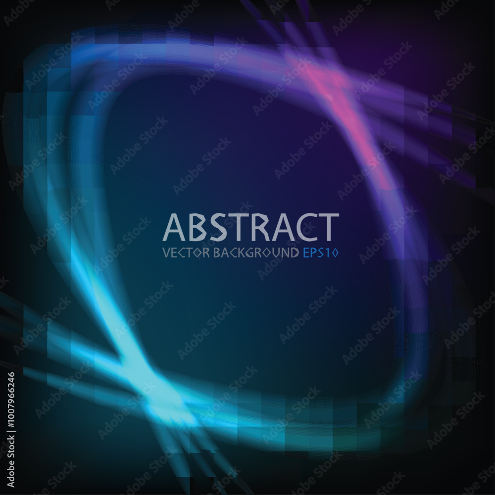 Poster graphic vector curve line overlap background for text and message design