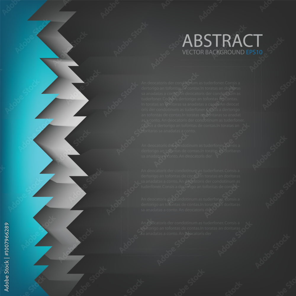 Poster graphic geometric triangle overlap vector layer background for text and message design