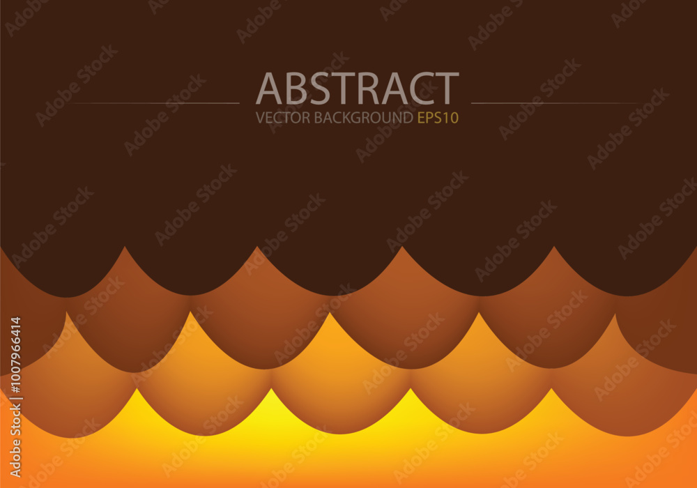 Poster graphic vector curve line overlap background for text and message design